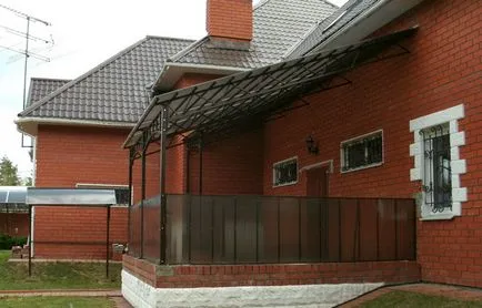 Veranda polikarbonát saját kezűleg Veranda polikarbonát saját kezűleg