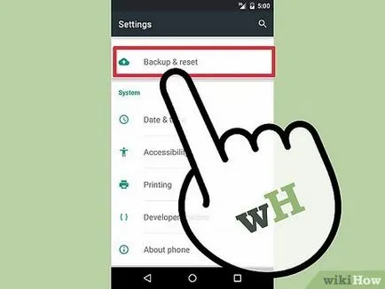 Hogyan tilthatom le a csökkentett módot android