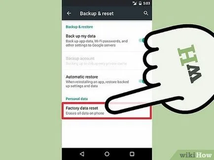 Hogyan tilthatom le a csökkentett módot android