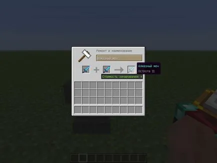 Hogyan kell használni az üllő Minecraft, Minecraft