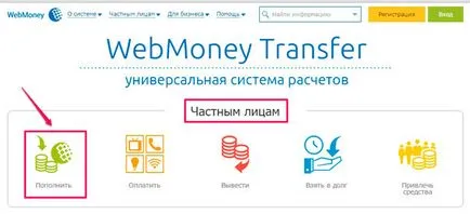 Hogyan kell feltölteni WebMoney legegyszerűbb módja