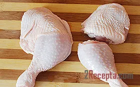 Hogyan helyesen vágni a csirkét részek - lépésről lépésre fotó recept (db) Hogyan helyesen vágni a csirkét részek - lépésről lépésre recept fotók