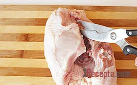 Hogyan helyesen vágni a csirkét részek - lépésről lépésre fotó recept (hogyan kell elkészíteni) Hogyan helyesen vágni a csirkét részek - lépésről lépésre recept fotók