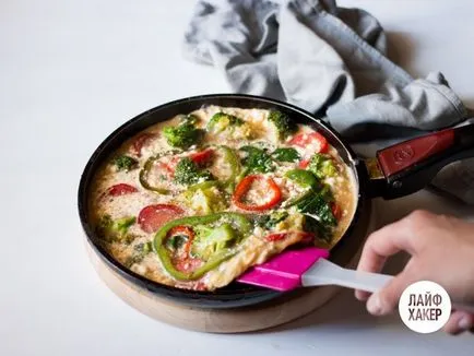 Hogyan kell főzni egy frittata bármely vény nélkül kapható (recept) Hogyan kell főzni egy frittata bármely vény nélkül kapható
