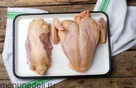 Hogyan lehet csökkenteni a csirke - recept lépésről lépésre képek (fotók) Hogyan lehet csökkenteni a csirke - recept lépésről lépésre fotók