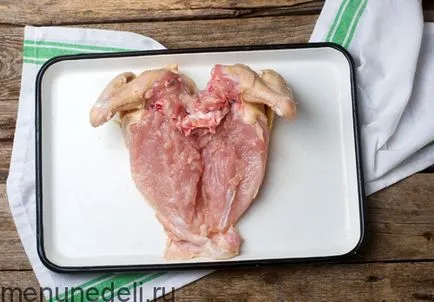Hogyan lehet csökkenteni a csirke - recept lépésről lépésre fotó (lépésről lépésre) Hogyan lehet csökkenteni a csirke - recept lépésről lépésre fotók