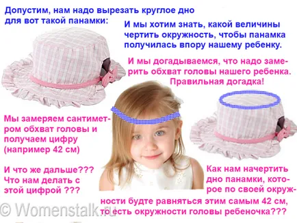 Hogyan számoljuk ki a sugarat, és rajzoljon egy kört iránytű nélkül