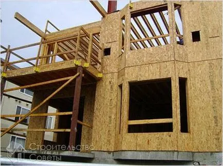 Hogyan, hogy a ház OSB kezével - az építkezés egy frame ház OSB (do) Hogyan, hogy a ház OSB kezével - az építési keret ház OSB