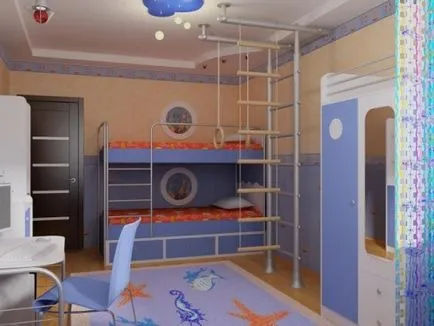 Hogyan készítsünk egy gyermek szoba két épület portál (gyerekszoba két) Hogyan készítsünk egy gyermek szoba két építési portál