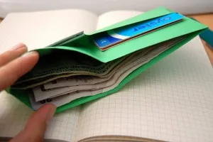 Hogyan készítsünk origami papír pénztárca (pénztárca) Hogyan készítsünk origami papír pénztárca