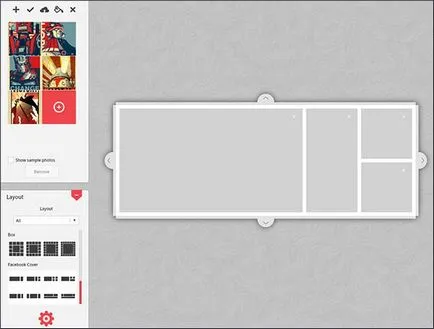 Hogyan készítsünk egy kollázs fényképek online