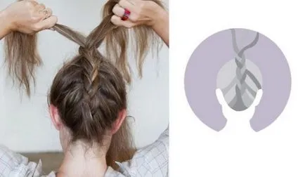 Hogyan készítsünk egy hanyag zsemle fején - lépésről lépésre fotó