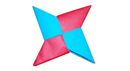 Hogyan készítsünk egy papír Shuriken lépésről lépésre - titkos (Shuriken) Hogyan készítsünk egy papír Shuriken lépésről lépésre - titokban