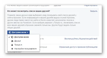 Hogyan lehet elrejteni egy barátomnak Facebook