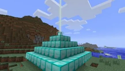 Hogyan készítsünk egy Minecraft világítótorony minden szakaszában vevőelemek