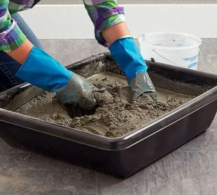 Hogyan készítsünk jó beton kezüket, épület portál