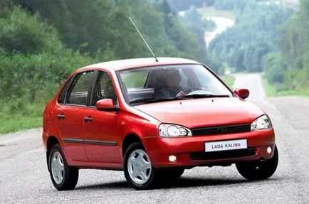 Levétele és visszahelyezése az első lökhárító a Lada Kalina