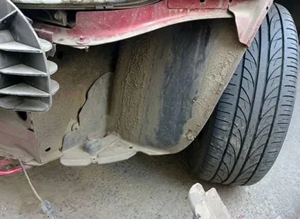 Levétele és visszahelyezése az első lökhárító a Lada Kalina