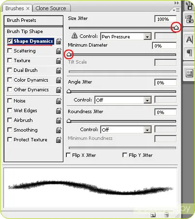 Hogyan hozzunk létre egy ecsetet Photoshop