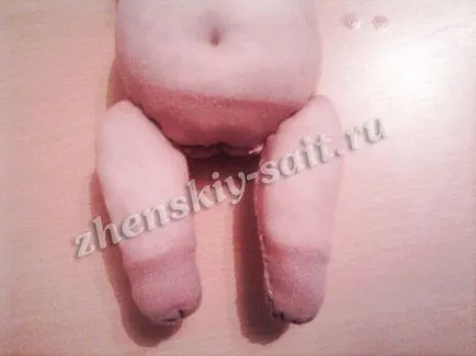Hogyan varrni egy baba (kölykök) nylon harisnya (zokni) - fotó mesterkurzust