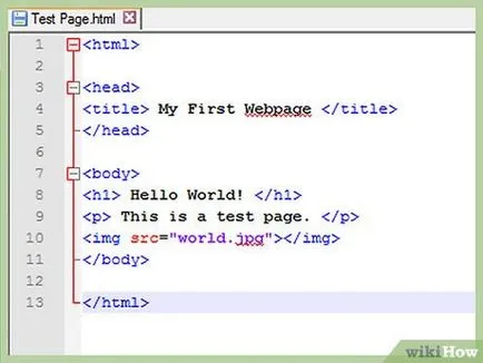 Hogyan lehet létrehozni egy egyszerű weboldal segítségével html