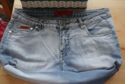 Hogyan kell varrni egy táskát a kezét, a régi farmer minta
