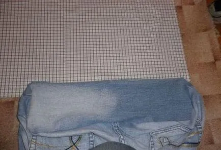 Hogyan kell varrni egy táskát a kezét, a régi farmer minta