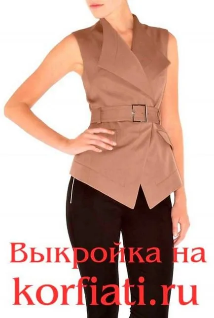 Hogyan varrni egy mellény - Minta Anastasia korfiati