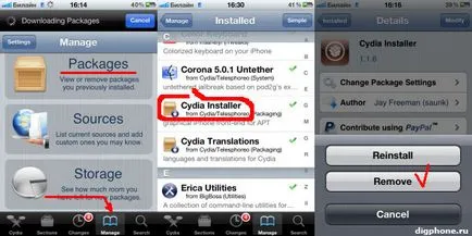 Hogyan lehet eltávolítani a cydia