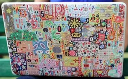 Hogyan díszíteni a notebook saját kezűleg, inspiráció internetes