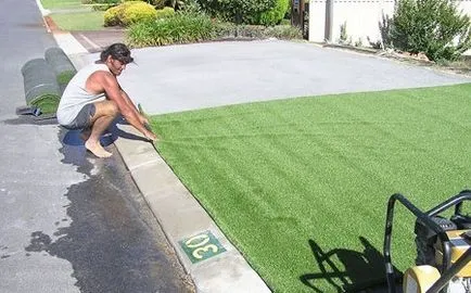 Hogyan kell telepíteni műfüves kezével, ccgrass Ukrajna