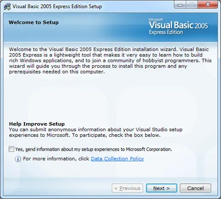 Hogyan kell telepíteni a Visual Basic 2005 Express Edition