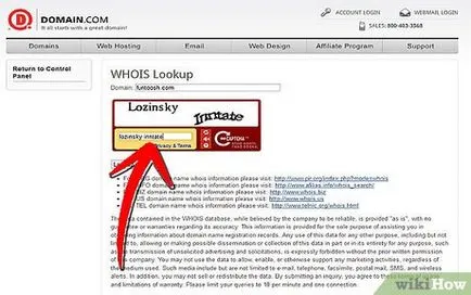 Hogyan találjuk meg, aki regisztrált a domain név (bejegyzett) Hogyan találjuk meg, aki regisztrált a domain
