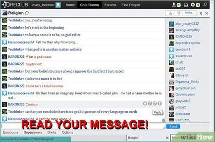 Hogyan kell viselkedni a internetes chat-szobák