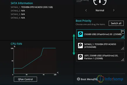 Hogyan kell beállítani a boot flash meghajtót a régi és a modern változatai a BIOS