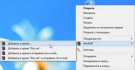 Hogyan archiválja a fájlt vagy mappát (a mappa archív fájl) Hogyan archiválni egy fájl vagy mappa