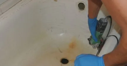 Hogyan zárjuk le a pattintott zománc fürdő - az eljárás munkák