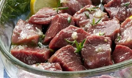 Hogyan pácolt húst shish kebab receptek, legjobb savanyúság