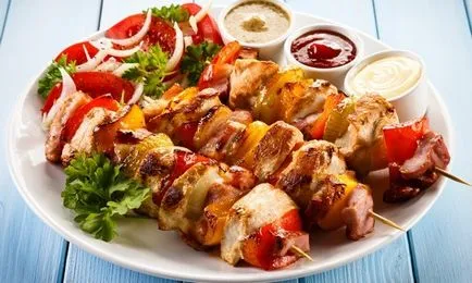 Hogyan pácolt csirke kebab