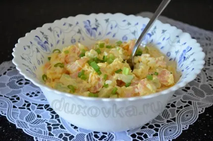 Burgonya gombával és tejfölös - egy recept lépésről lépésre fotók (recept) Burgonya gombával és tejföllel - egy recept lépésről lépésre fotók