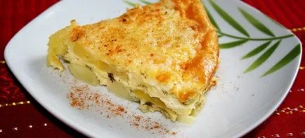 Csőben sült burgonya gombával - receptek csirkével, hús, sajt és zöldség (csirke) Csőben sült burgonya gombával - receptek, csirke, hús, sajt és zöldség
