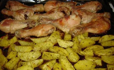 Burgonya csirkecomb, párolt multivarka - szól multivarka