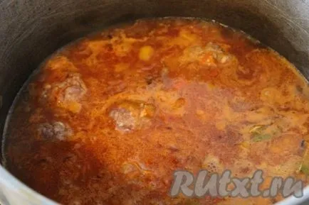Burgonya pörkölt fasírt - a recept egy fotó