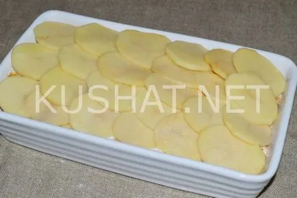 Burgonya rakott sajt egy kemencében (burgonya) Csőben sült burgonya sajttal sütőben