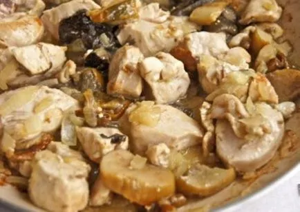Rakott burgonya csirkével és gombával receptek képekkel (csirke) Rakott burgonya csirkével és gombával recept fotókkal