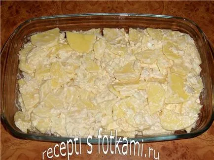 Csőben sült burgonya sajttal kemencében - egy lépésről lépésre recept fotók (sajt) Csőben sült burgonya sajttal sütőben - lépésről lépésre recept fotók