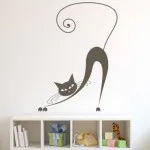 Cool stencil, fali dekoráció - cat (nyávog választás) (stencil) Cool stencil, fali dekoráció - cat (nyávog választás)