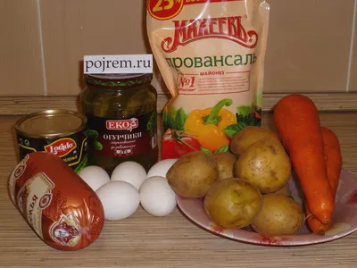 A klasszikus recept a saláta Olivier - lépésről lépésre recept, hogyan kell főzni fényképpel (recept) A klasszikus recept a saláta Olivier - lépésről lépésre recept, hogyan kell főzni fotókkal