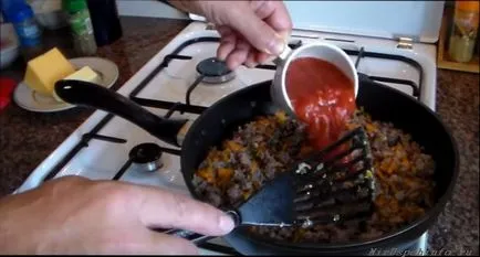 Klasszikus lasagna hússal lépésre recept fotókkal otthon