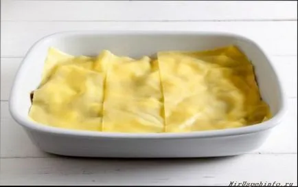 Klasszikus lasagna hússal lépésre recept fotókkal otthon